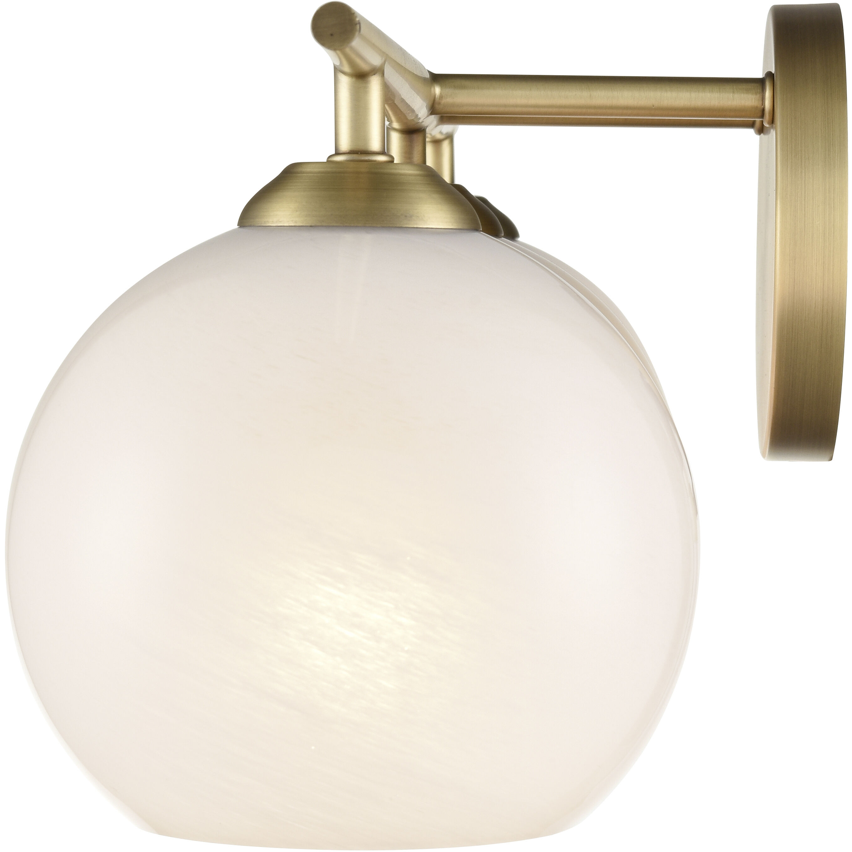 Kimorra 3 Light 24 inch Vintage Brass Bathroom Vanity Light Wall Light